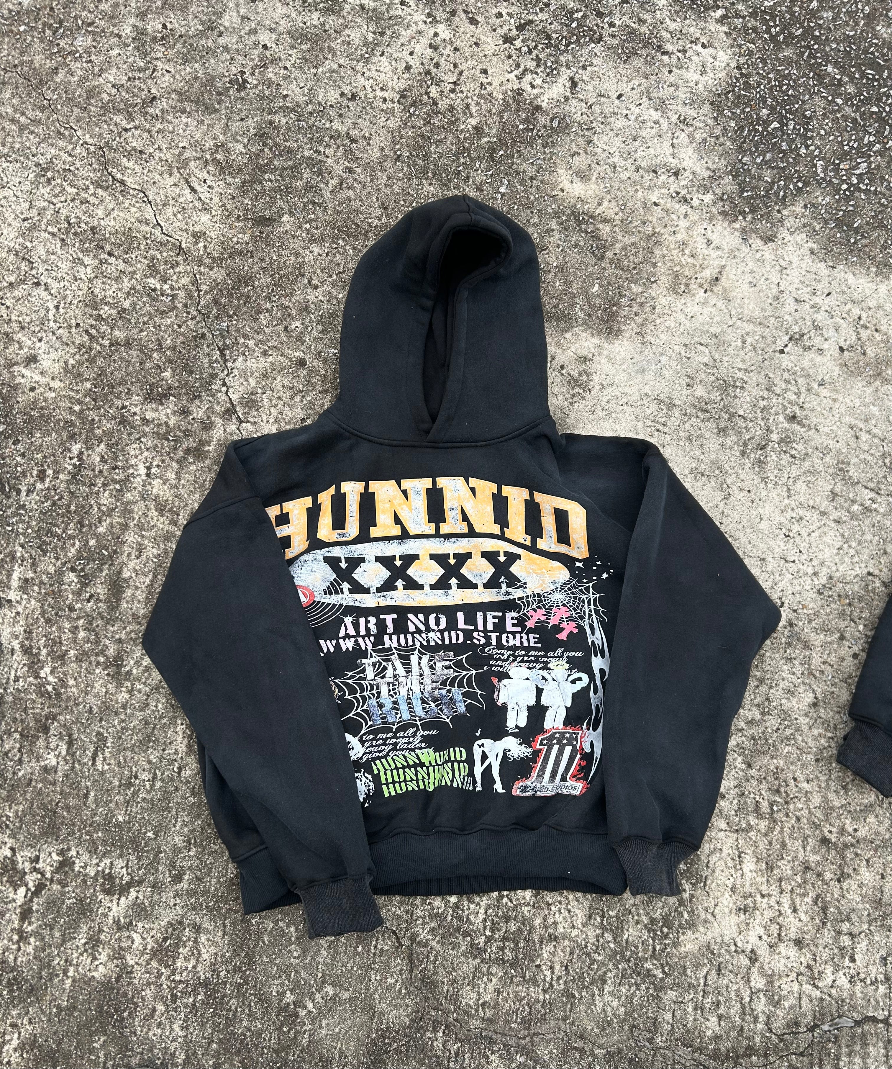 Black ART NO LIFE Hoodie